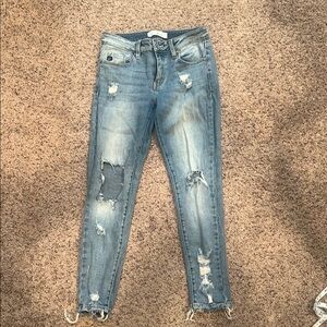 3/$20 Kancan size 5/26 Distressed Blue Jeans
